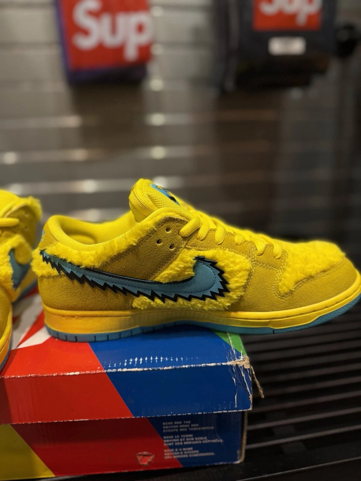 Nike Dunk Low SB x Grateful Dead Yellow Bear Shoes