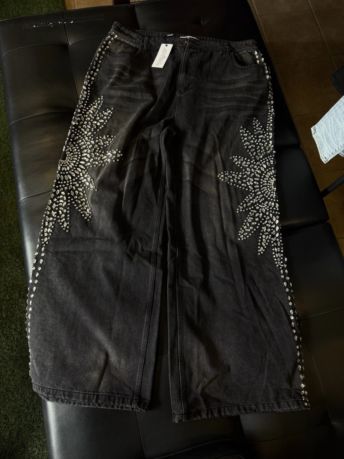 Vale Forever Crystal Black Jeans - Deadstockdenimla