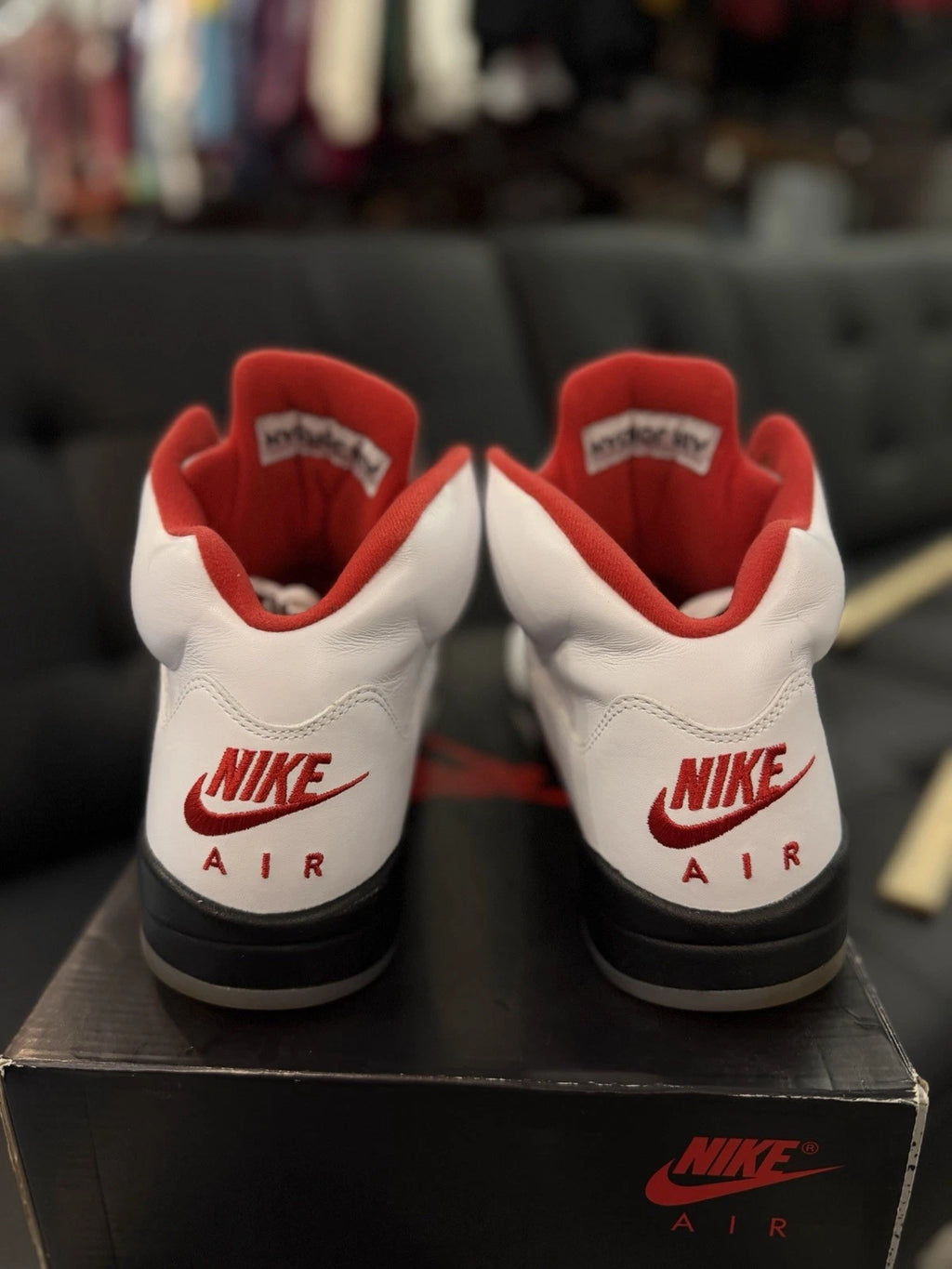 Air Jordan 5 Retro Fire Red/Silver