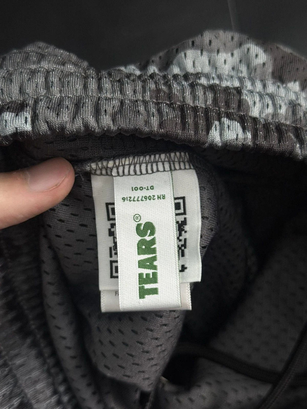 Denim Tears Mesh Summer Shorts Black Camo