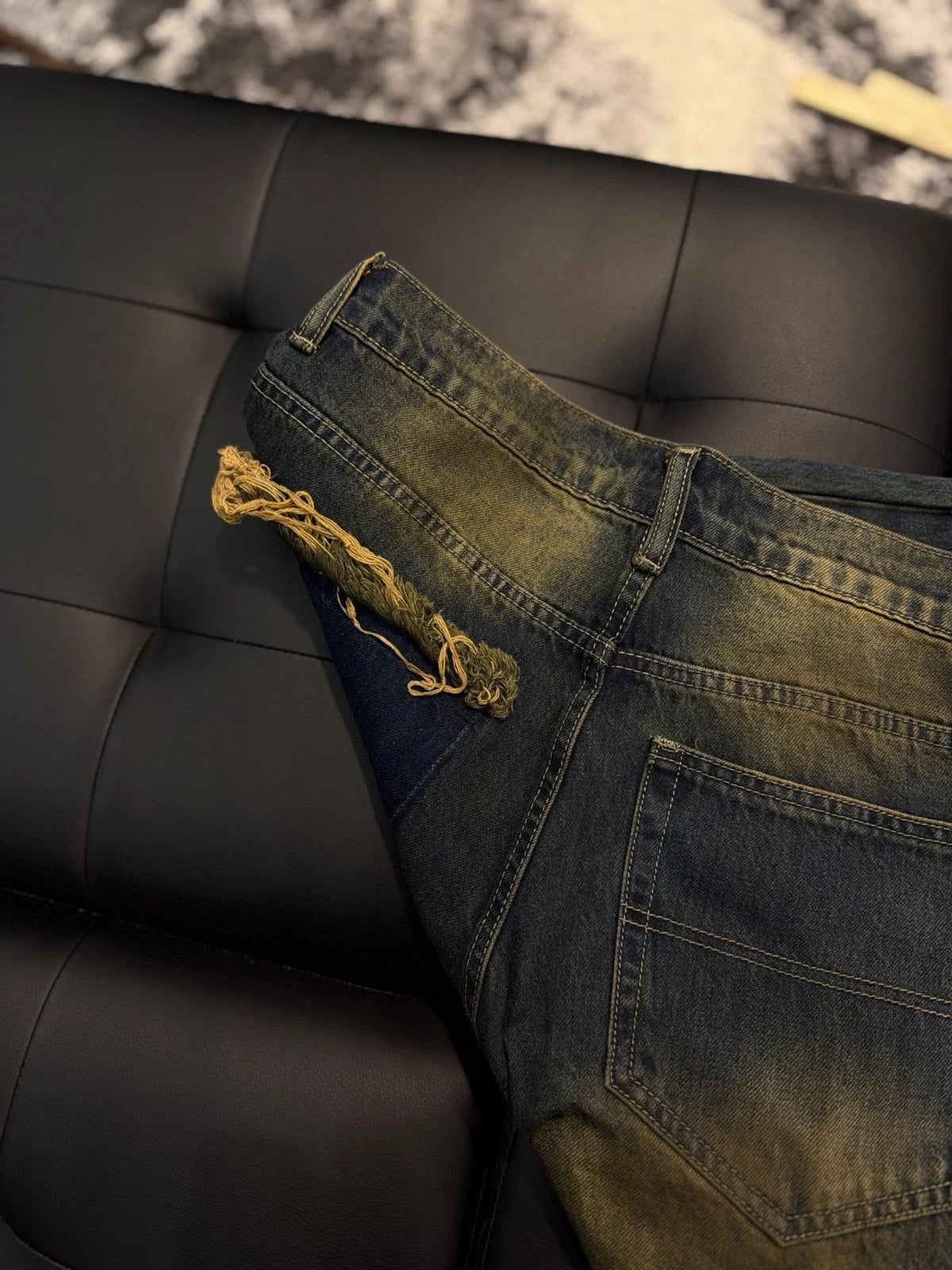 Valley Baggy Denim Blue Jeans - Deadstockdenimla