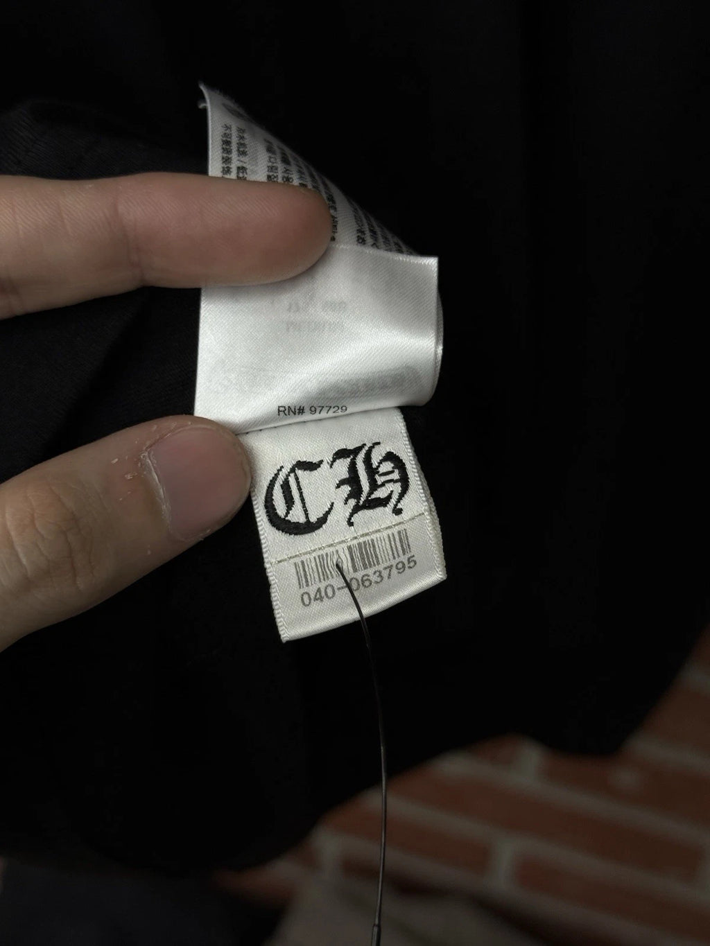 Chrome Hearts “FOTI” T Shirt Black/White - Deadstockdenimla