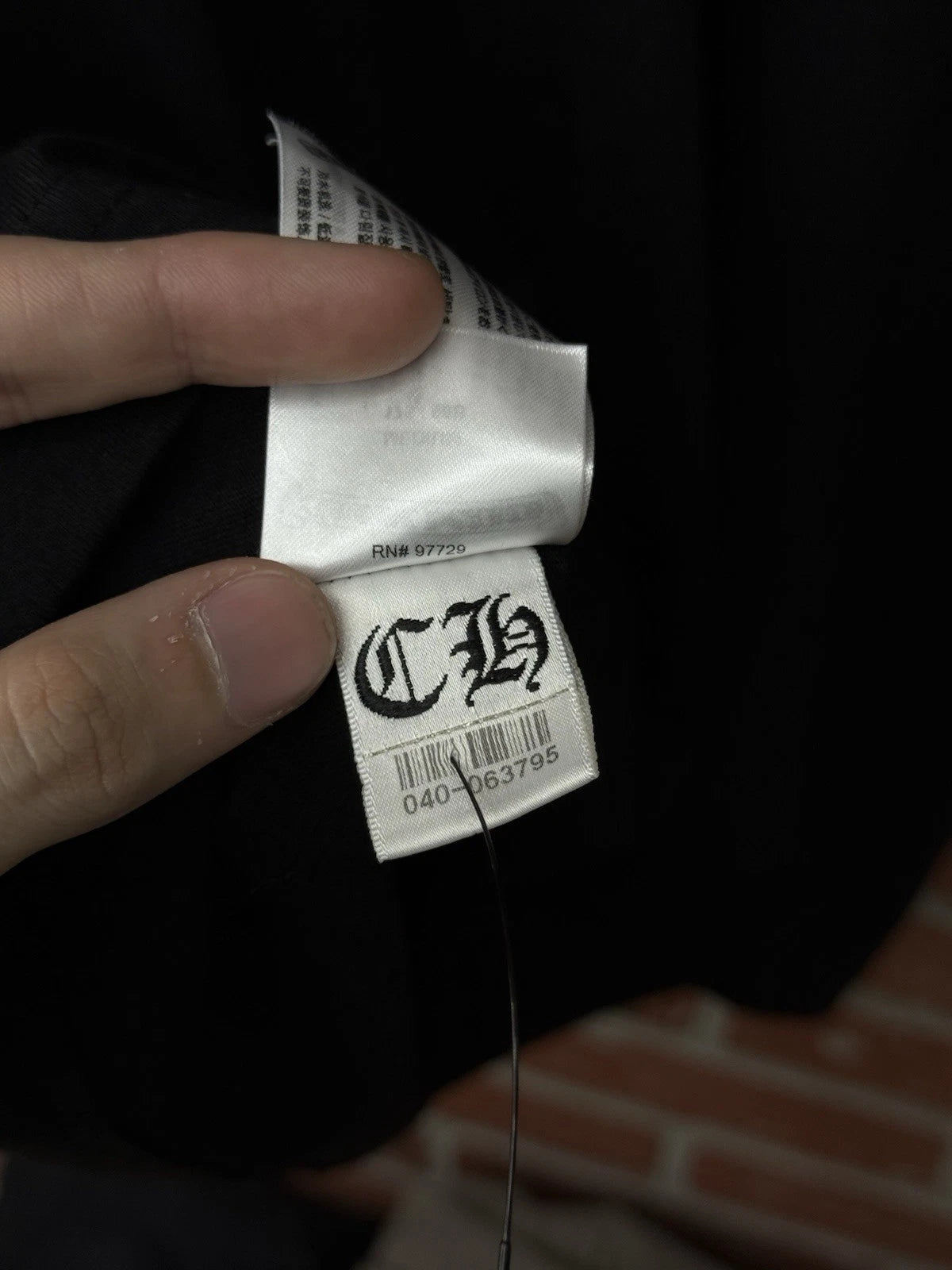 Chrome Hearts “FOTI” T Shirt Black/White - Deadstockdenimla