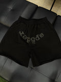 Spider Worldwide Sp5der OG Web Sweat Shorts Black - Deadstockdenimla