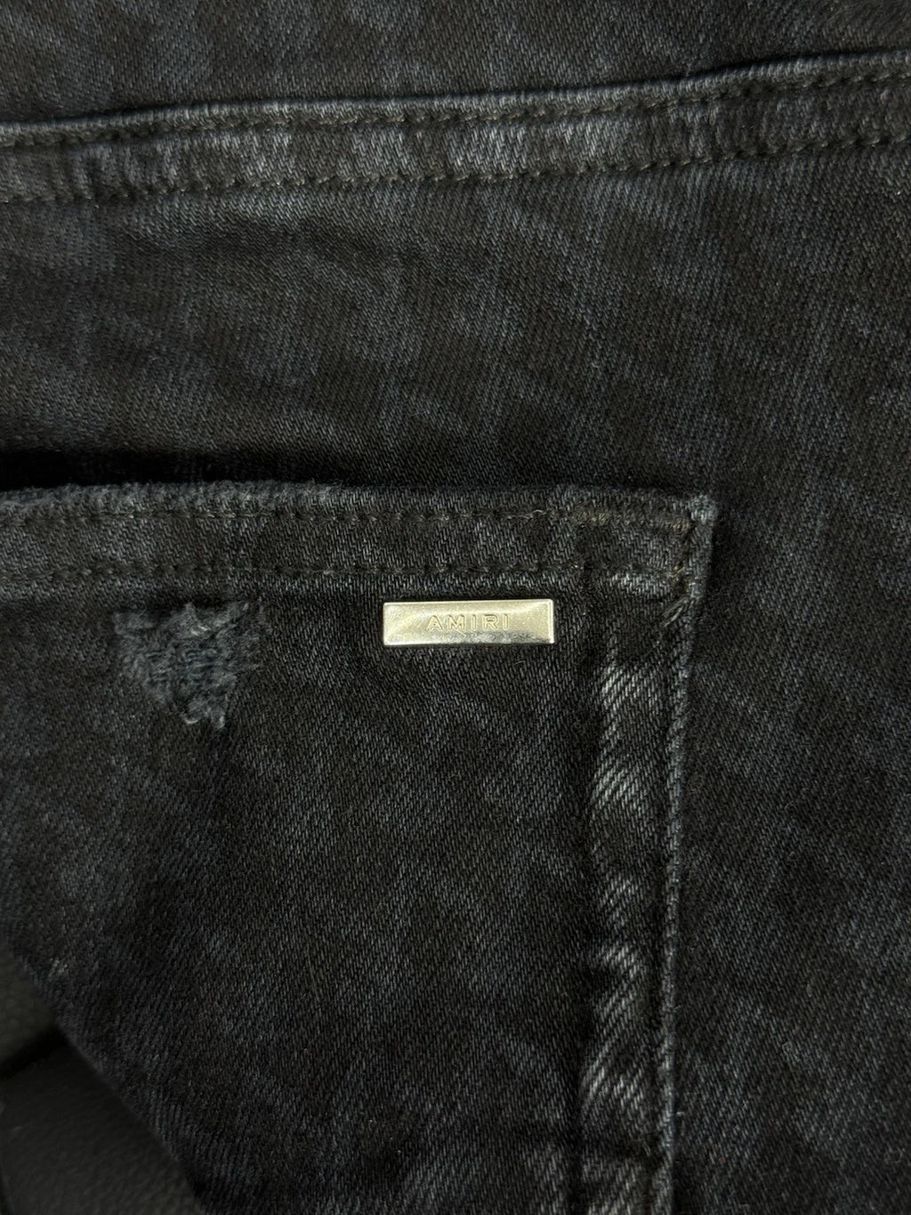 Amiri X Playboy Jeans Black Bunny Logo - Deadstockdenimla