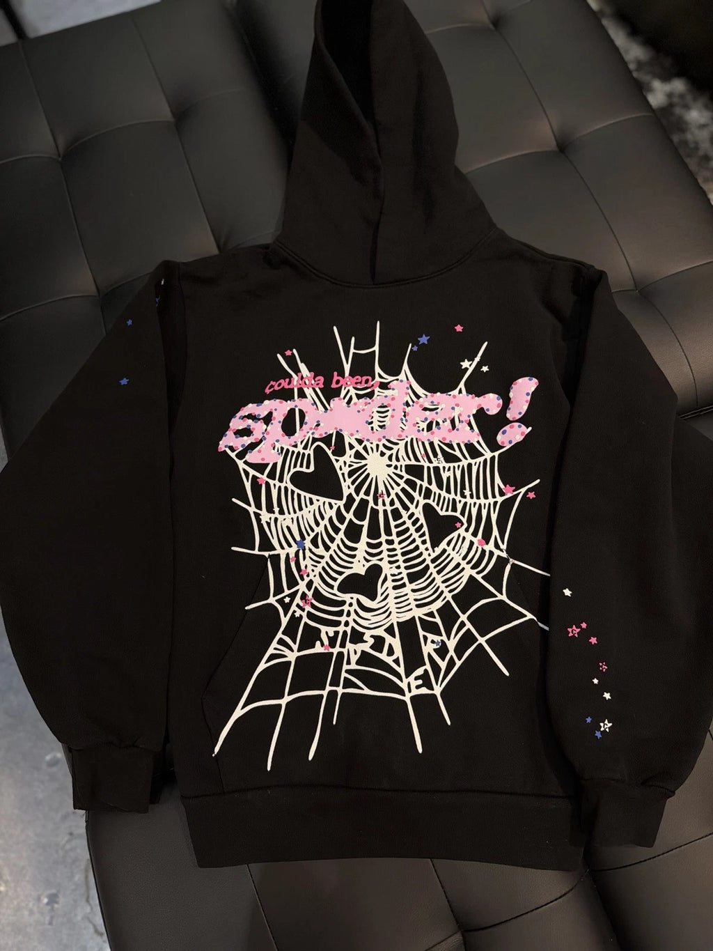 Sp5der X Coulda Been Records Hoodie - Deadstockdenimla