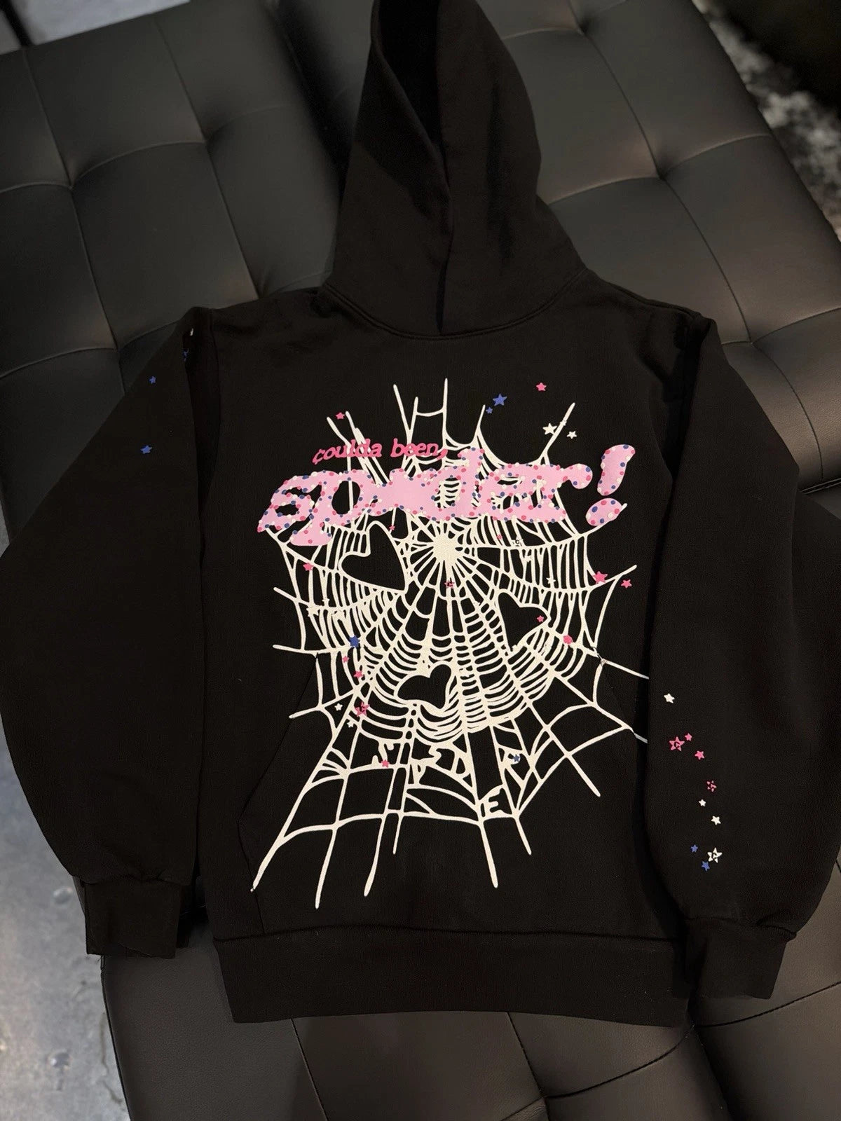 Sp5der X Coulda Been Records Hoodie - Deadstockdenimla