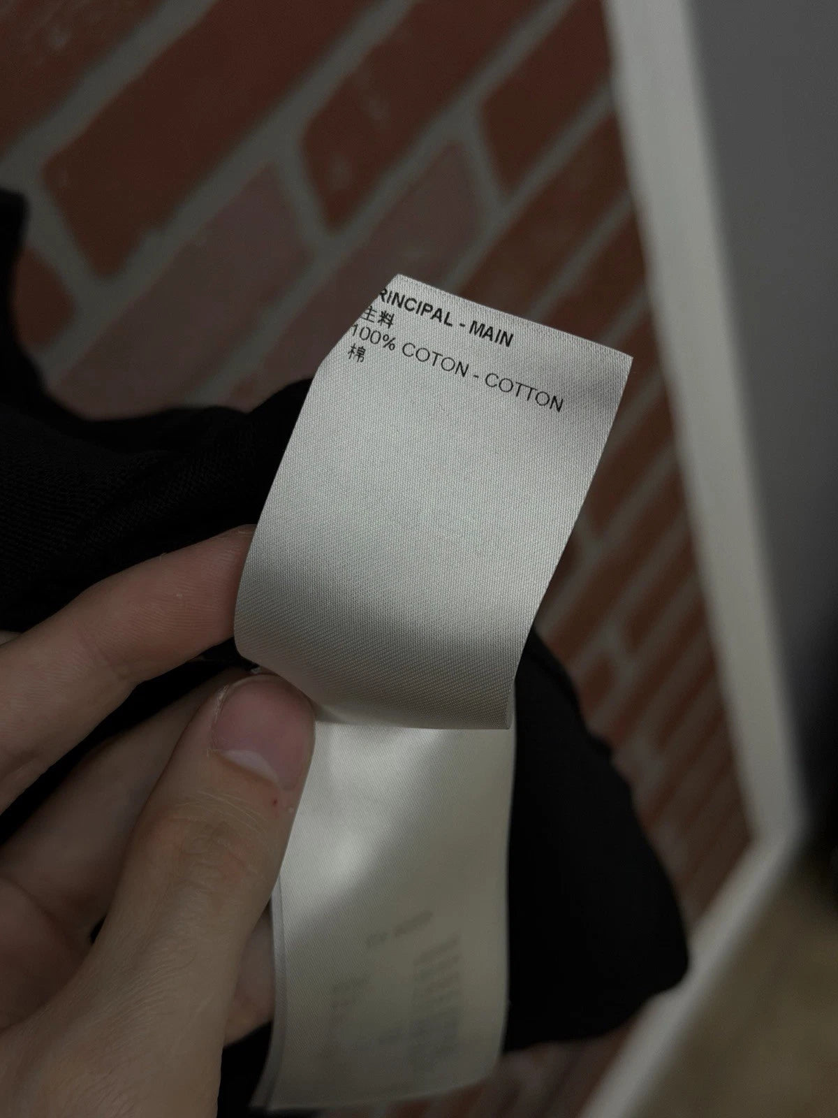 Louis Vuitton Logo Cotton Black/White - Deadstockdenimla