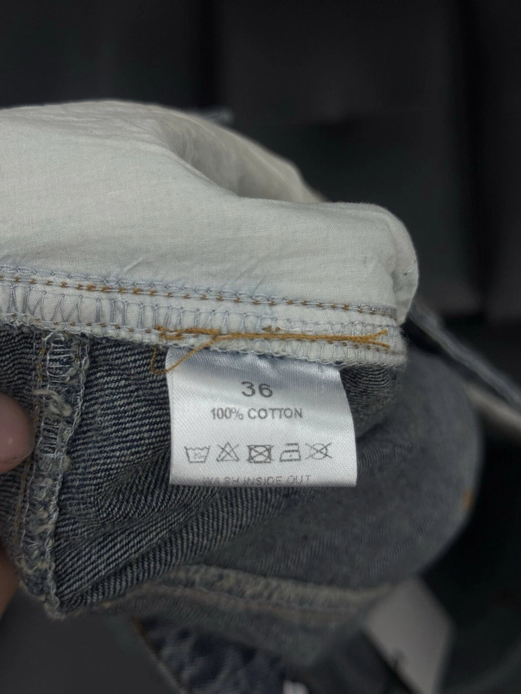 Vale Forever Blue Wire Jean Shorts - Deadstockdenimla
