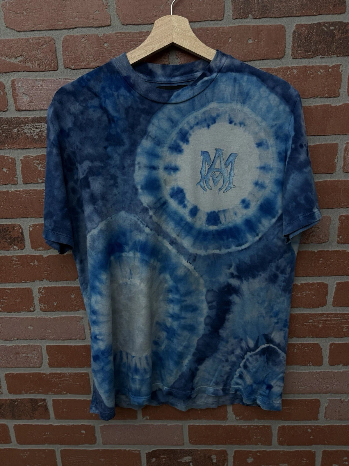 Amiri Tye Die Blue Shirt