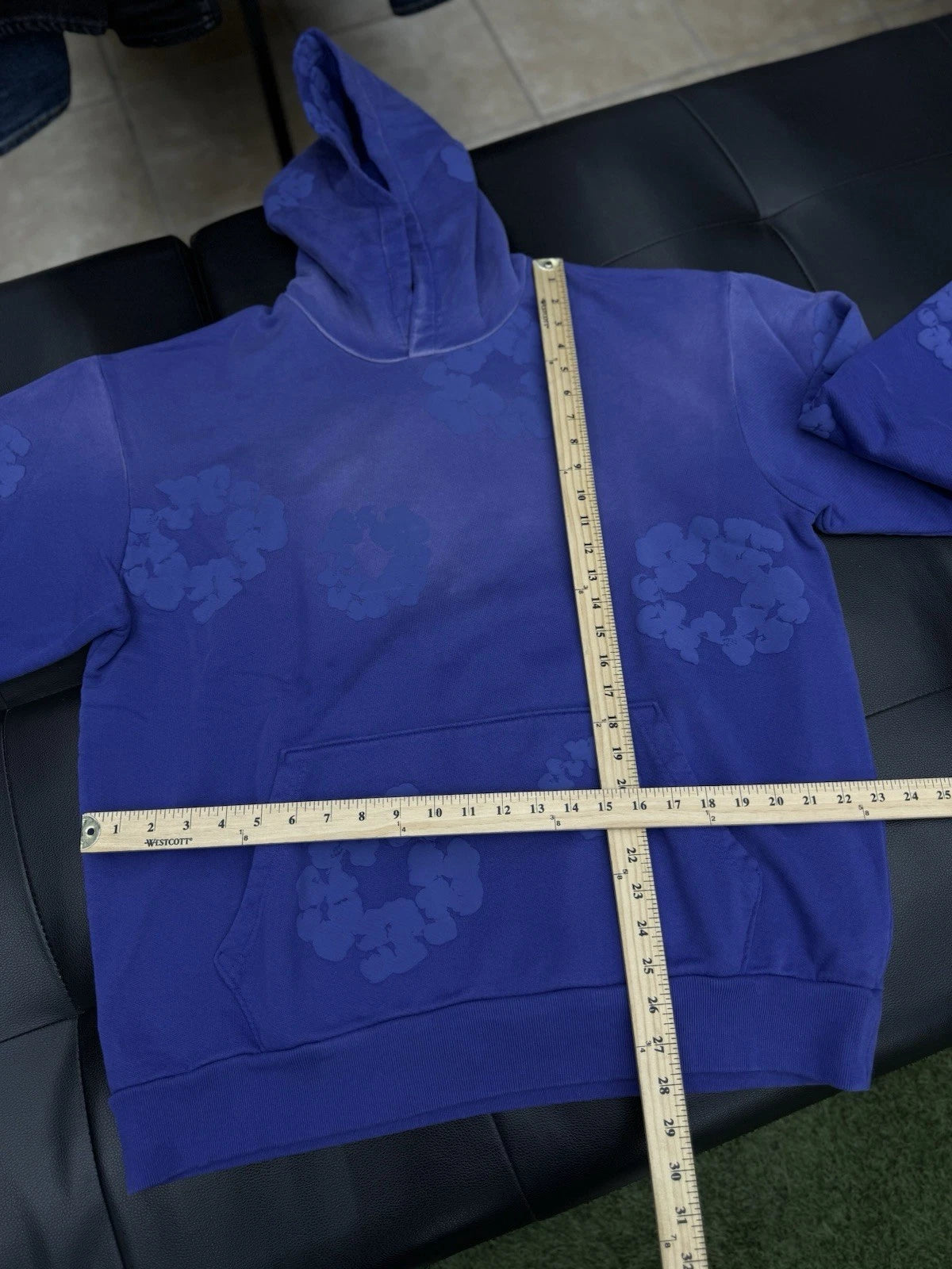 Denim Tears Blue Hoodie - Deadstockdenimla