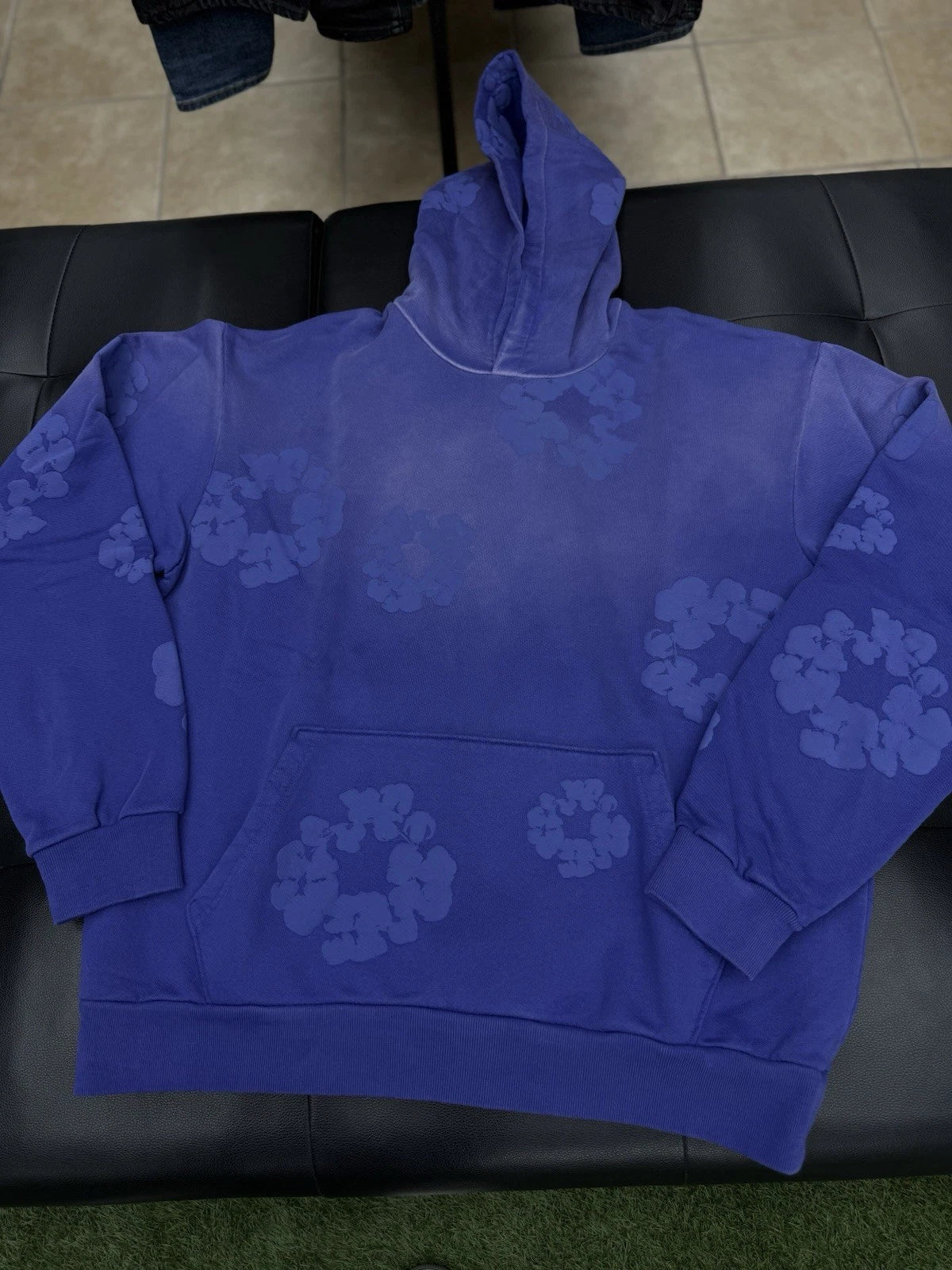 Denim Tears Blue Hoodie - Deadstockdenimla