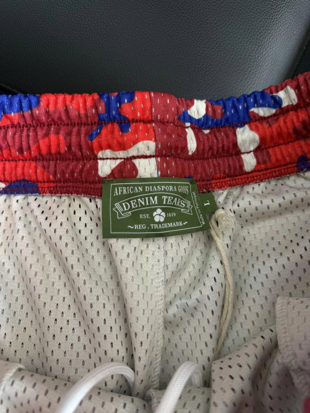 Denim Tears Mesh Summer Shorts Red Camo