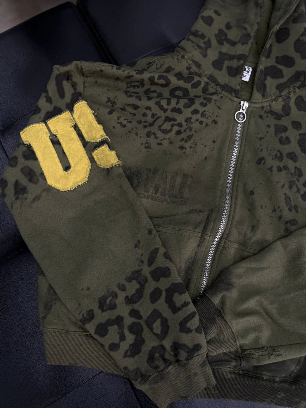 Valley Hoodie Purple Camo Zip Up - Deadstockdenimla