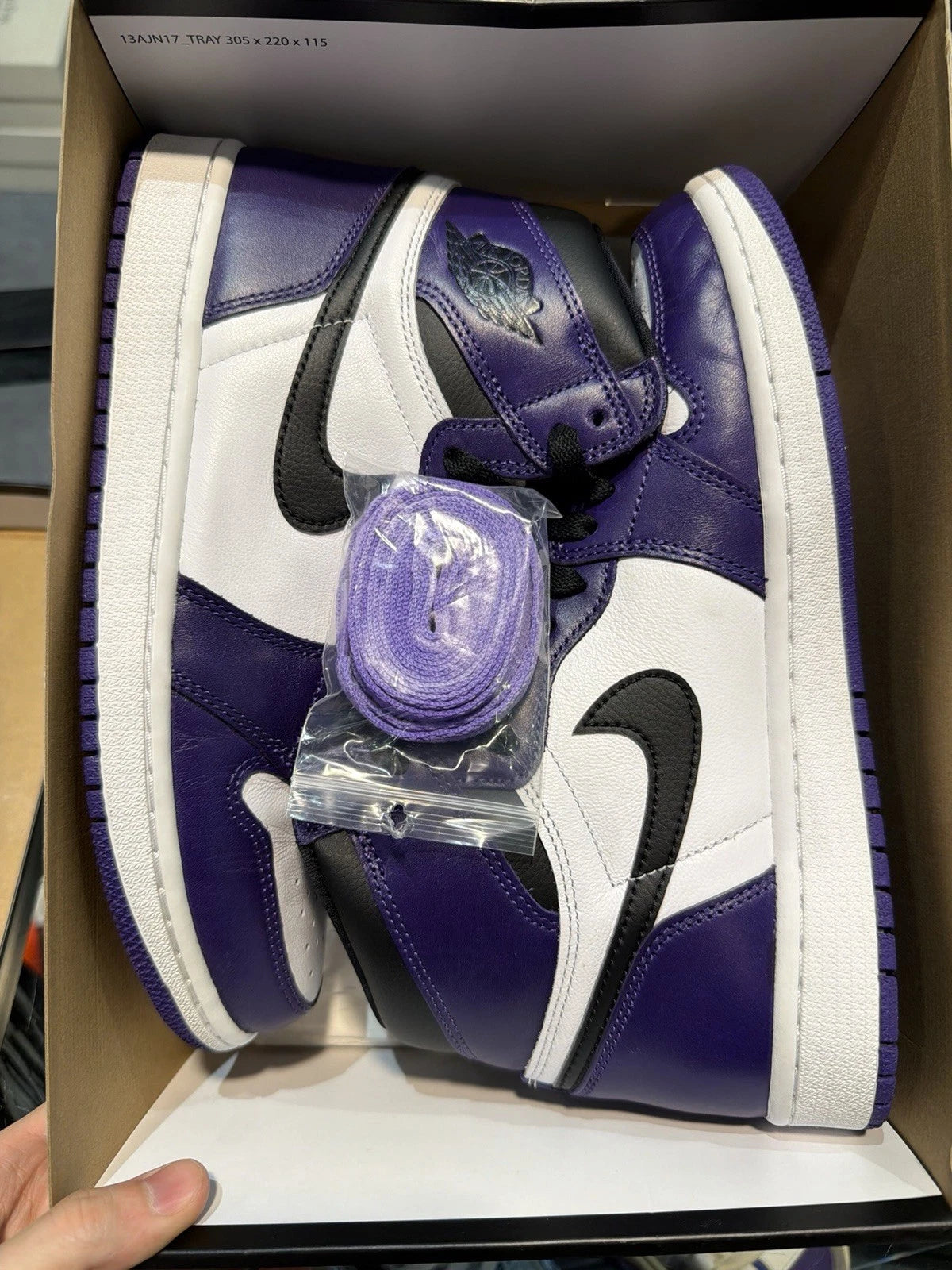 Air Jordan 1 High Court Purple Sneakers