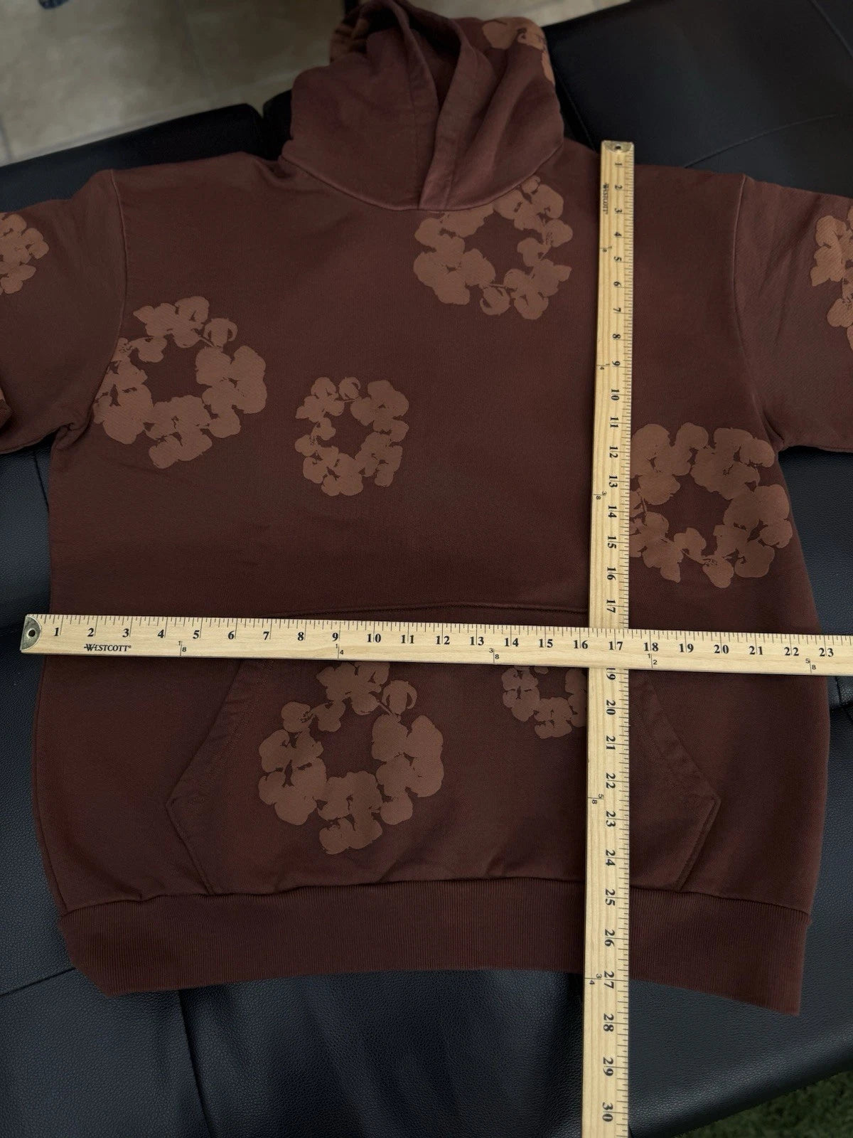 Denim Tears Brown Hoodie - Deadstockdenimla