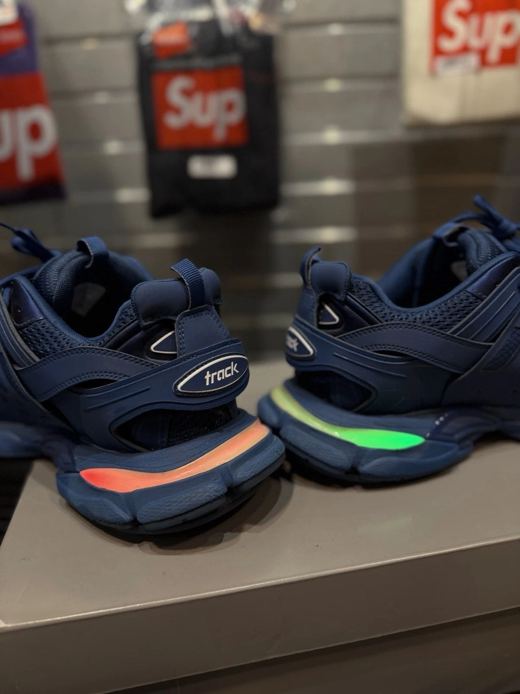 Balenciaga Track LED Blue