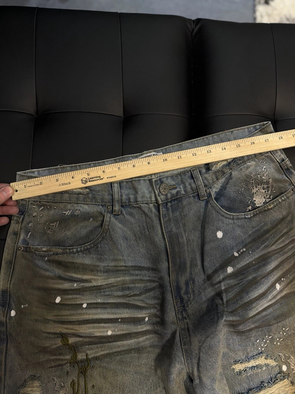 Valley Baggy Denim Blue Jeans - Deadstockdenimla