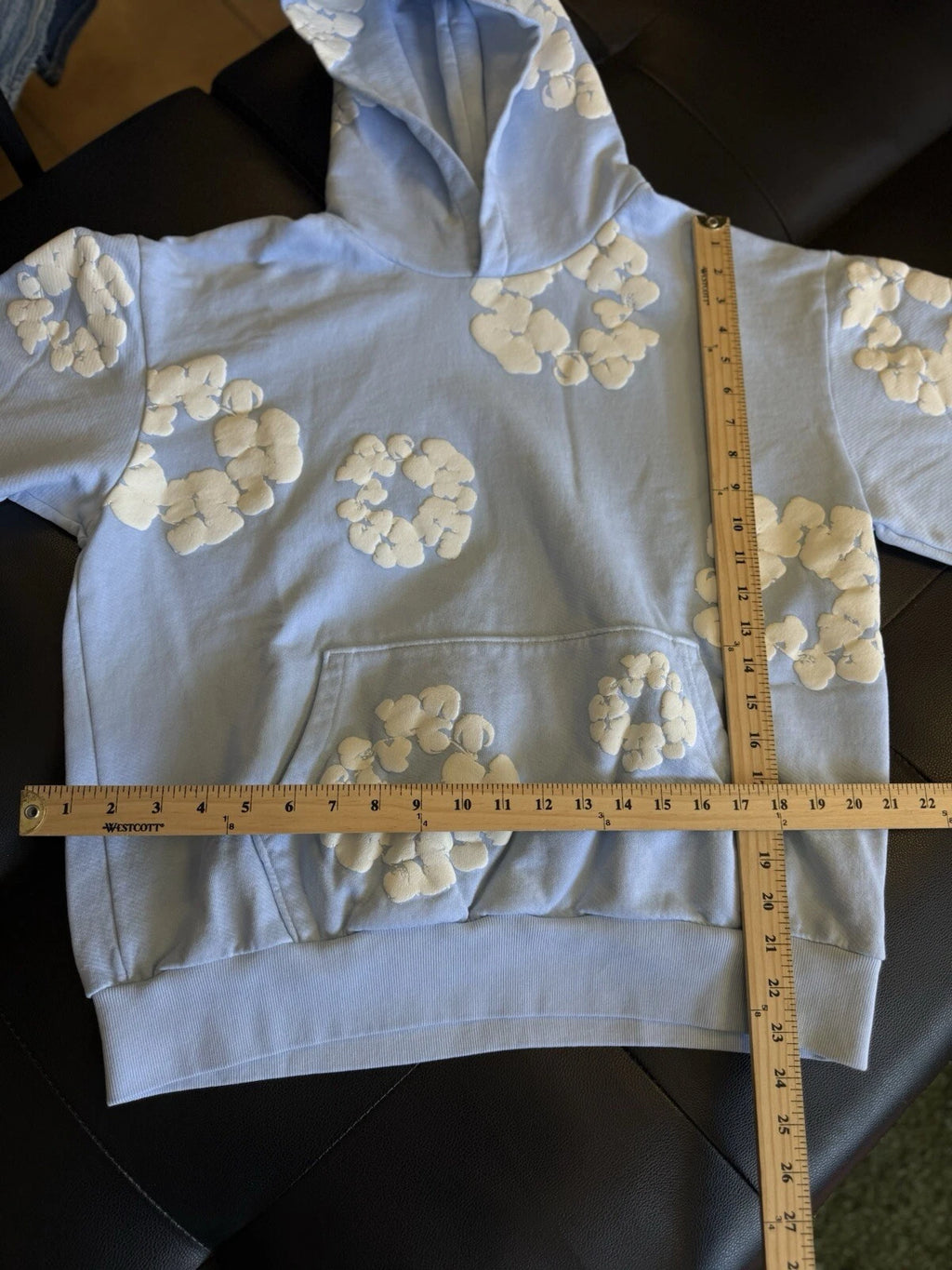 Blue Denim Tears Wreath Hoodie - Deadstockdenimla
