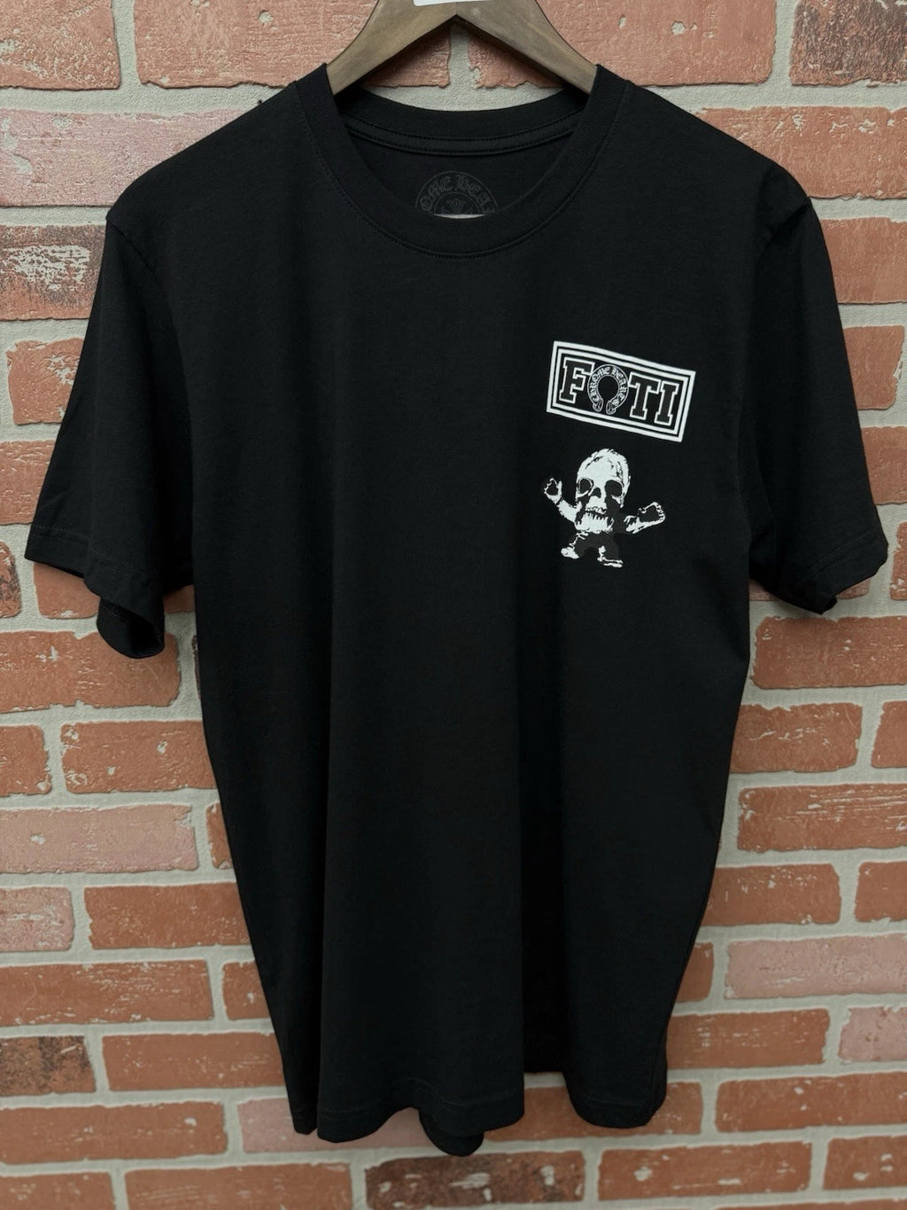 Chrome Hearts “FOTI” T Shirt Black/White - Deadstockdenimla