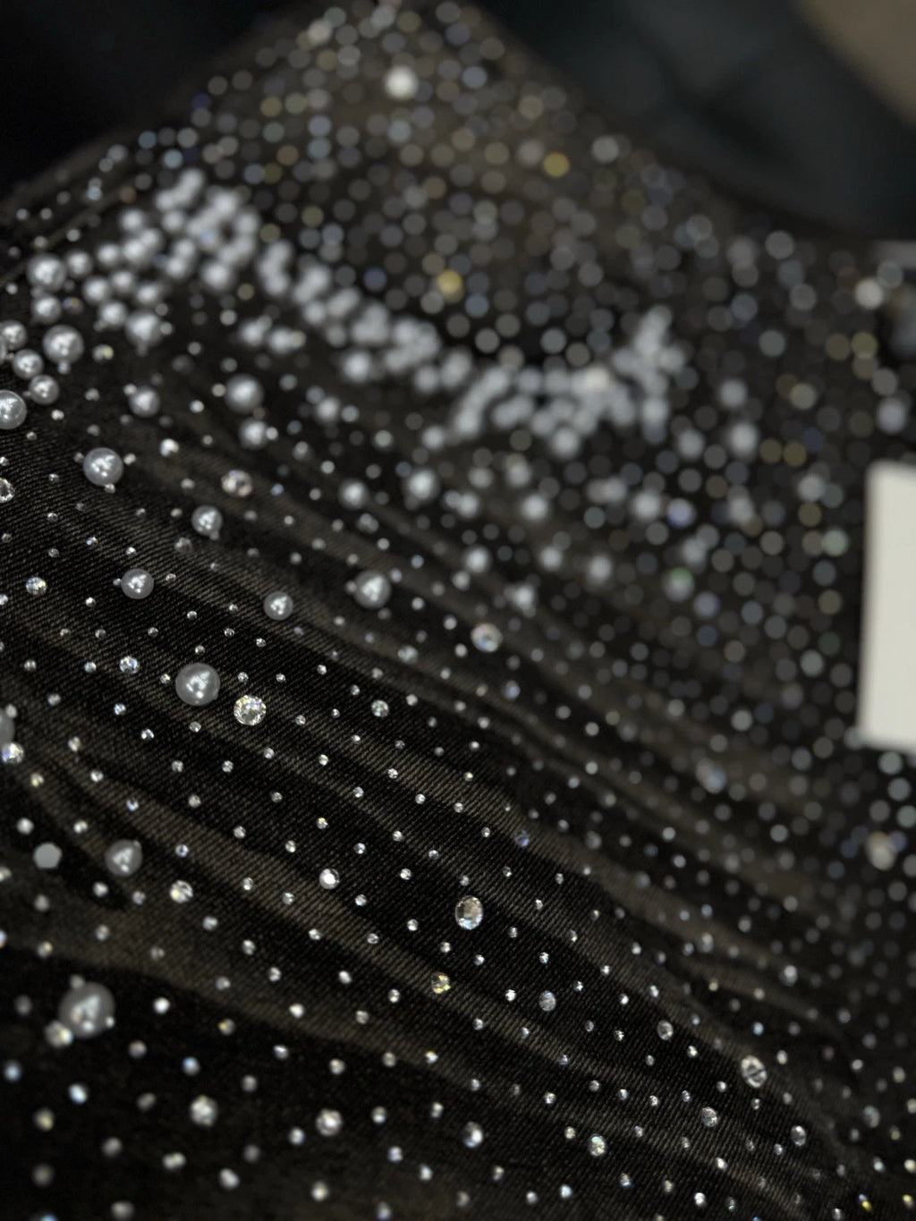 Vale Lives Forever Rainstorm Demin Jorts Shorts Rhinestone