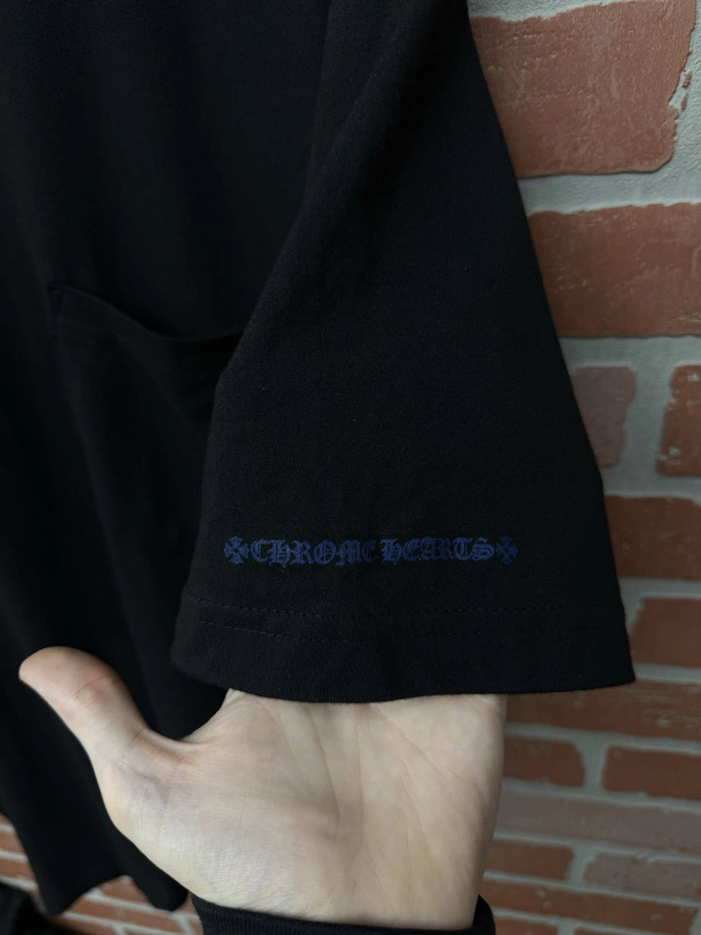 Chrome Hearts Tee Black/Blue - Deadstockdenimla