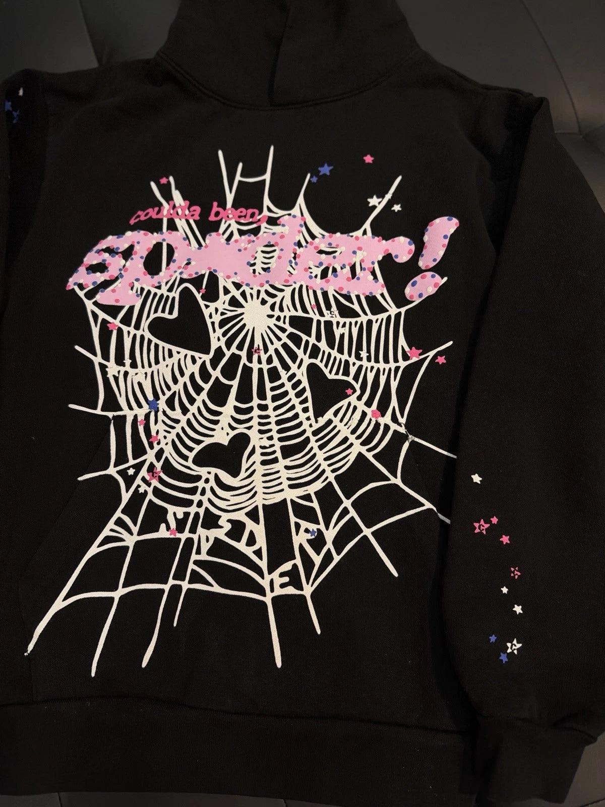 Sp5der X Coulda Been Records Hoodie - Deadstockdenimla