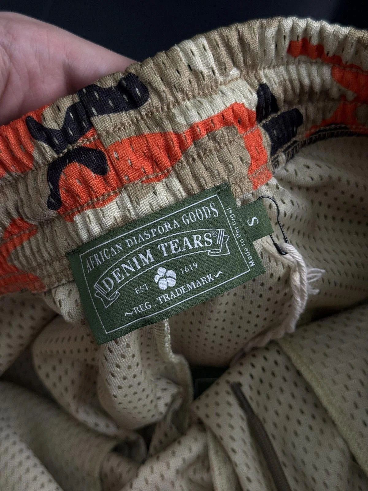 Denim Tears Mesh Summer Shorts Tan/Orange