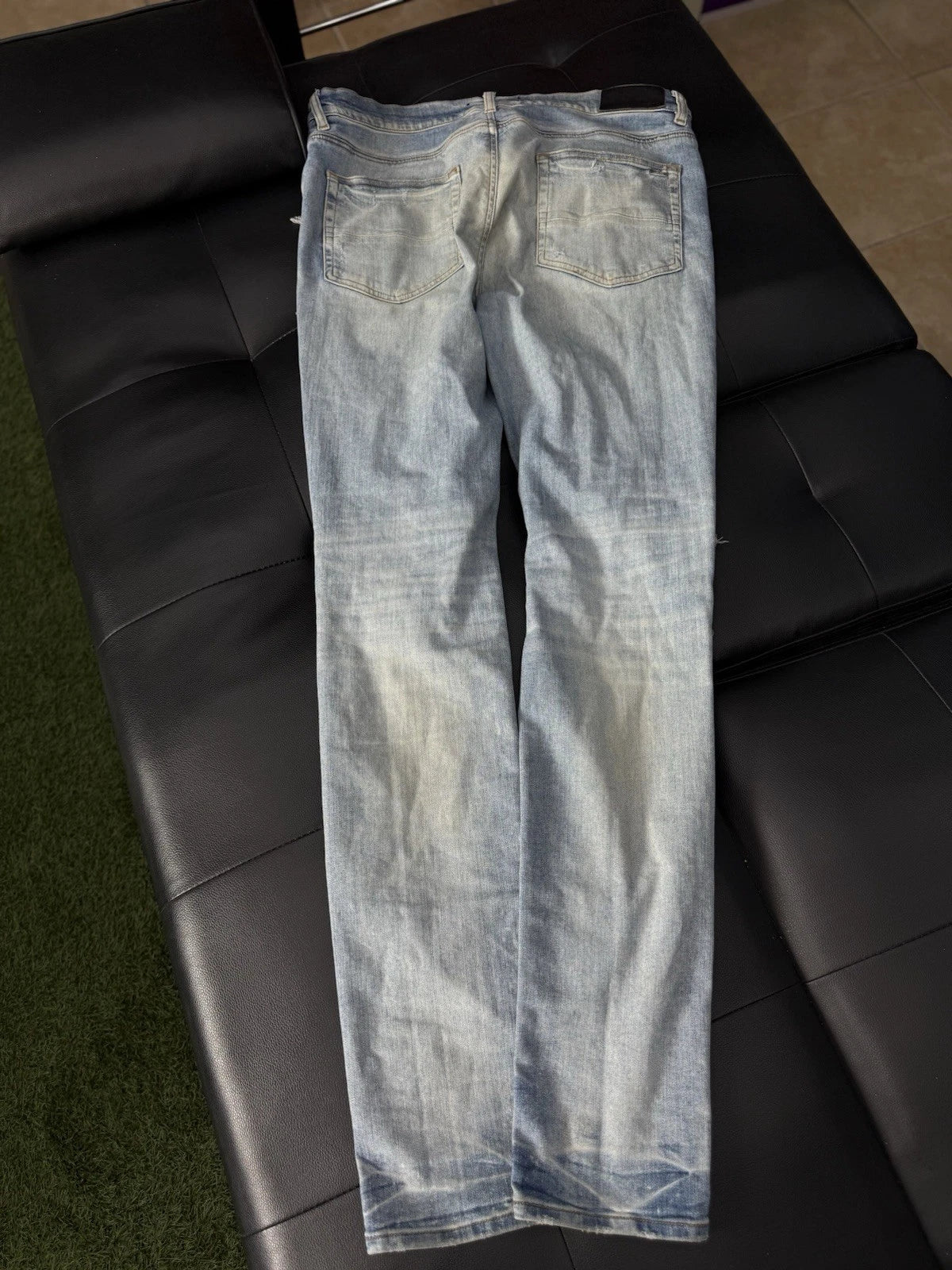 Amiri Jeans Blue Colorful - Deadstockdenimla