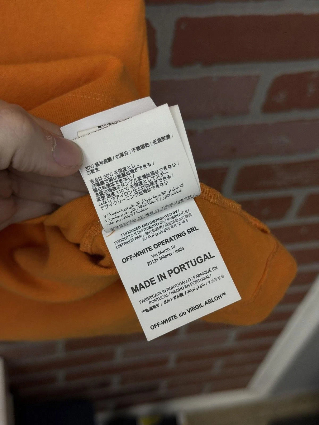 Off White Virgil Abloh Tee - Deadstockdenimla