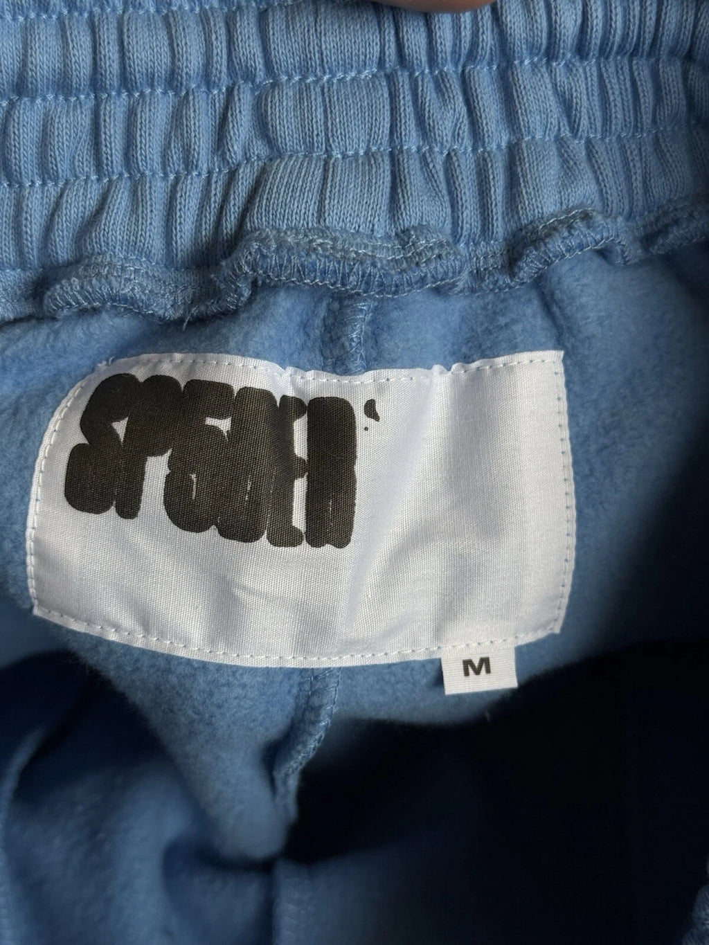 Spider Worldwide Sp5der OG Web Sweat Shorts Baby Blue - Deadstockdenimla
