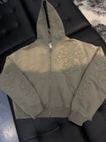 Vale Zip Up Carver Cross Hoodie Forever Tan - Deadstockdenimla