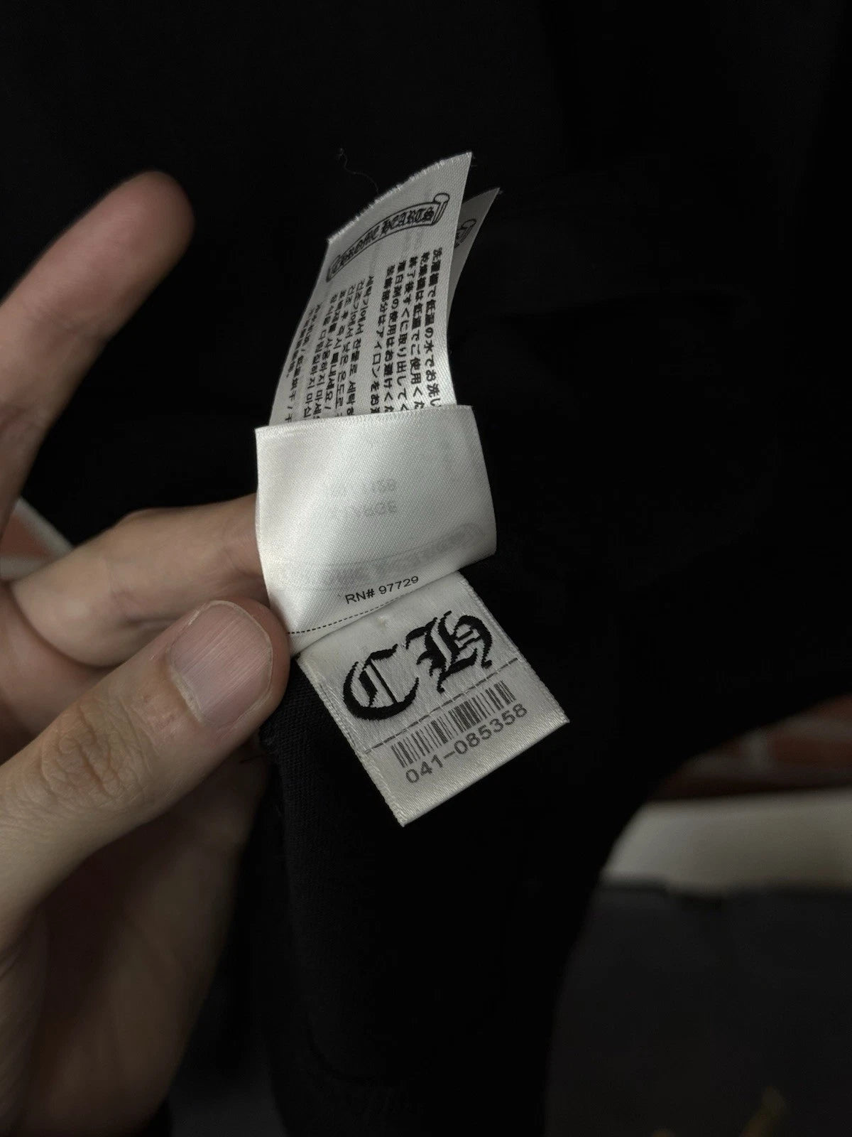 Chrome Hearts Tee Black/Blue - Deadstockdenimla