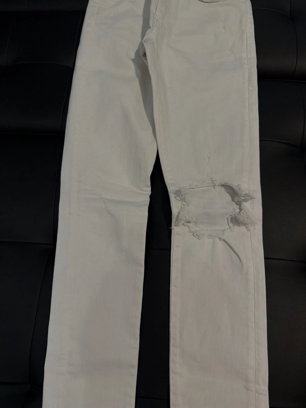 Amiri White Pants Jeans - Deadstockdenimla