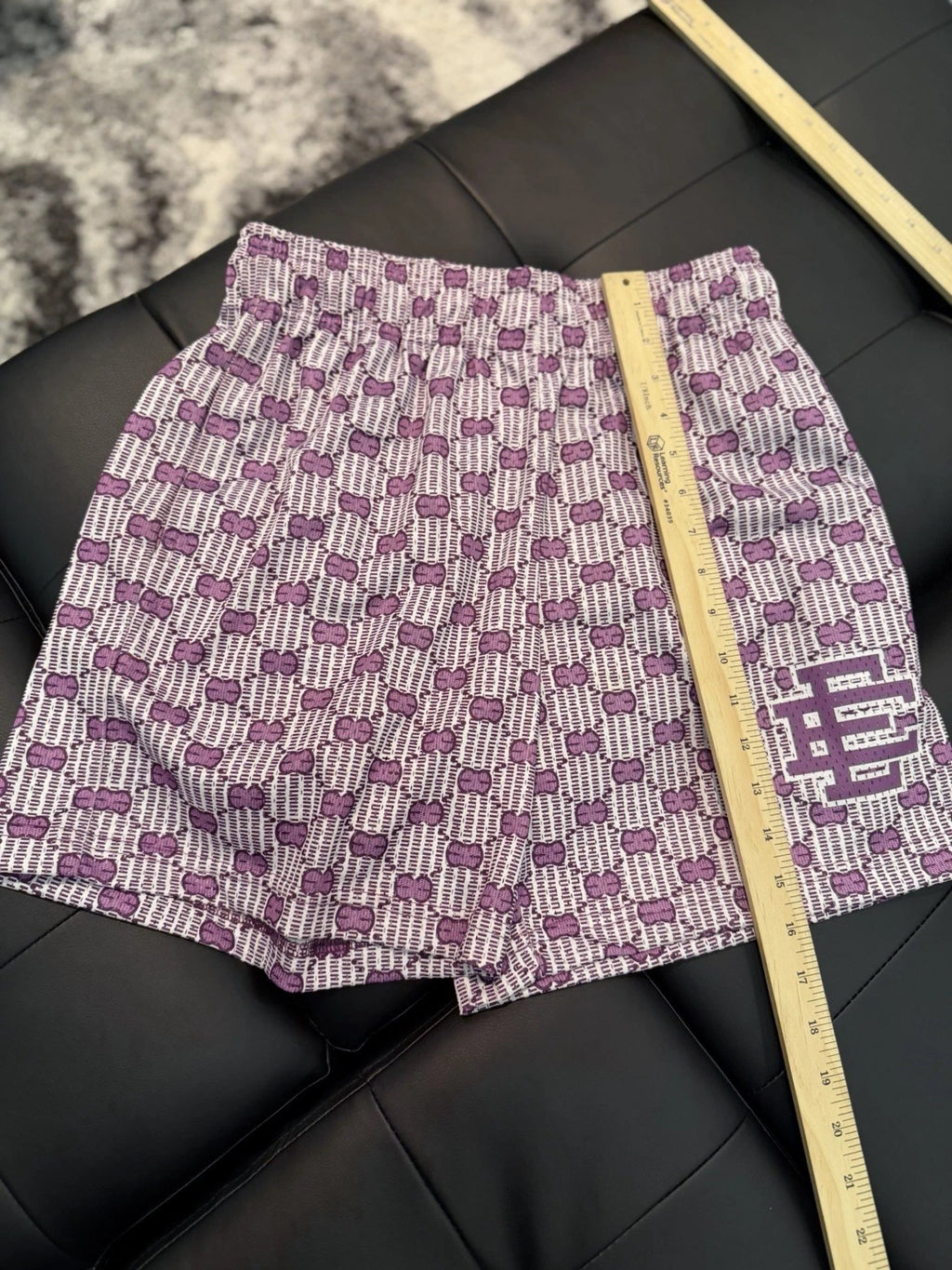 Eric Emanuel Purple Shorts - Deadstockdenimla