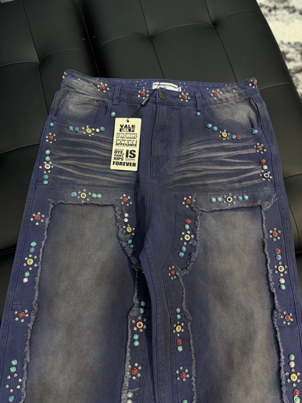 Valley Baggy Denim Blue Jeans - Deadstockdenimla
