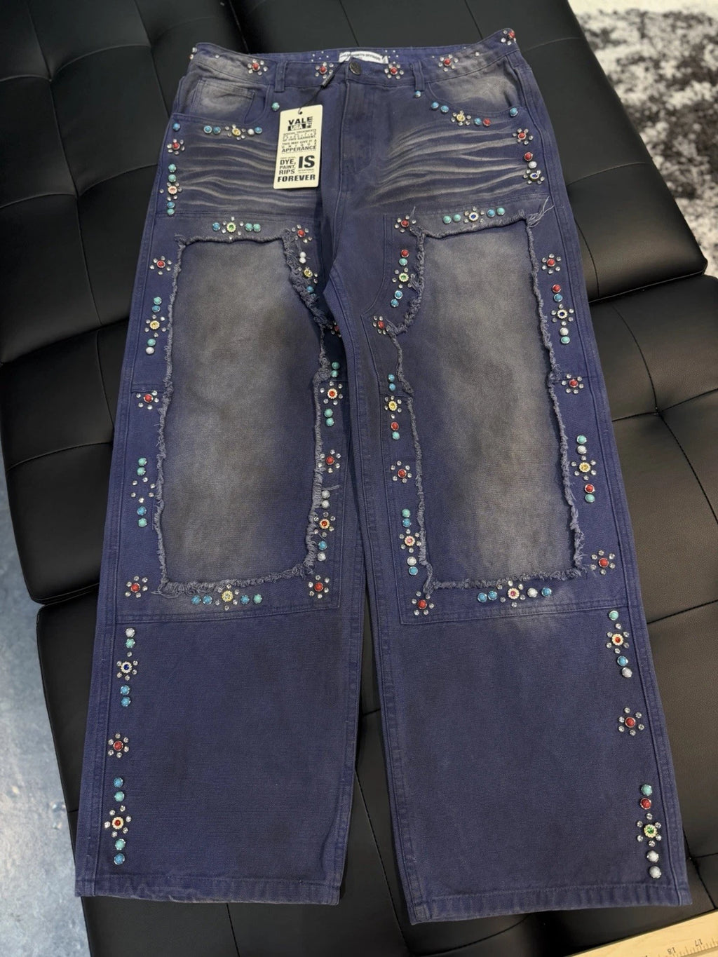 Valley Baggy Denim Blue Jeans - Deadstockdenimla