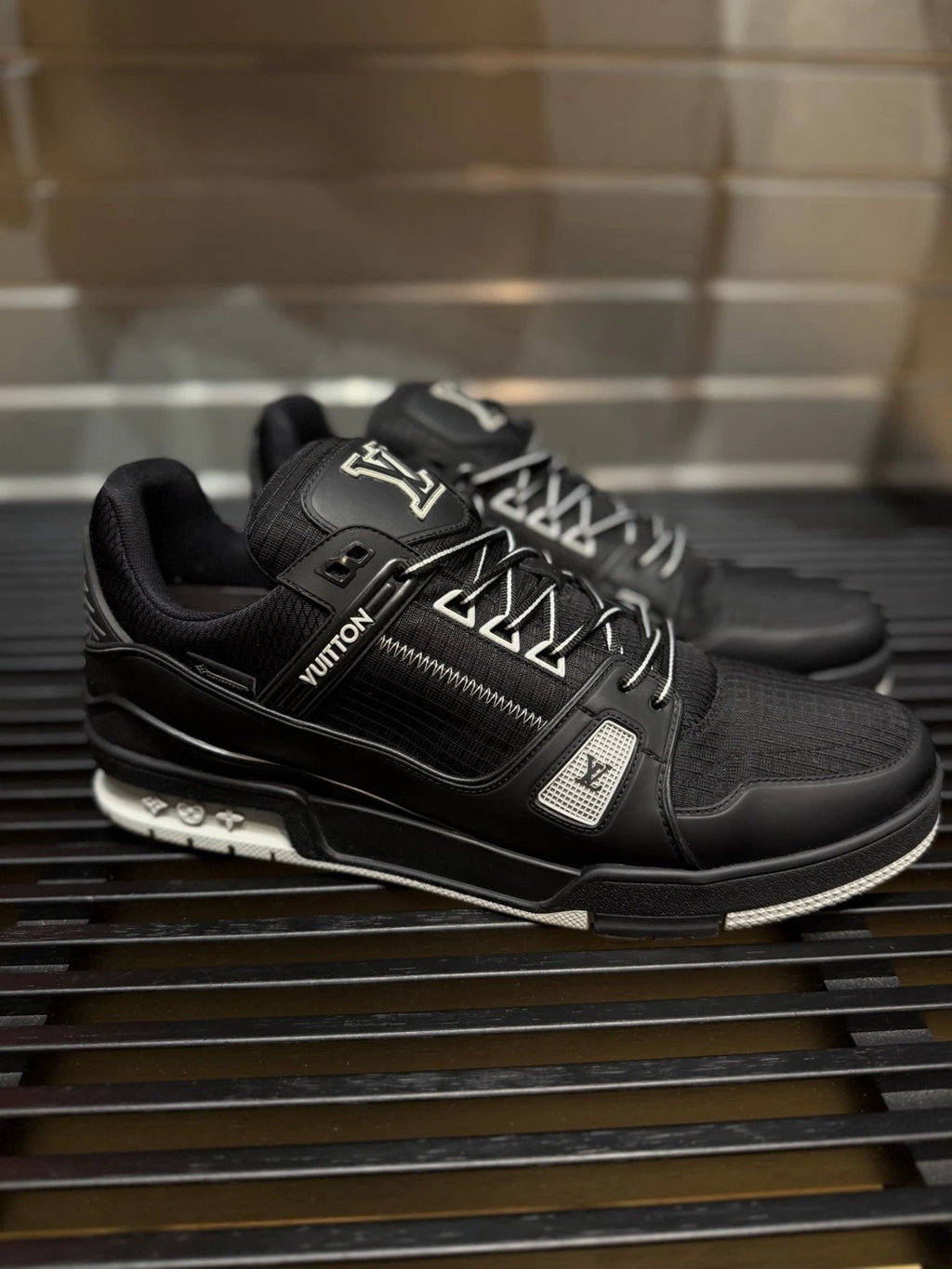Louis Vuitton Trainer Sneaker Black