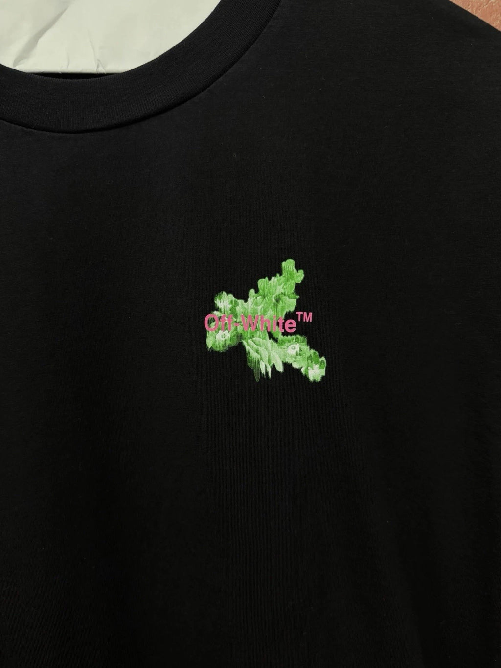 Off-White 'Colorful Back Logo' Black/Pink T-Shirt - Deadstockdenimla