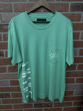 Amiri Tee Teal Blue Shirt - Deadstockdenimla