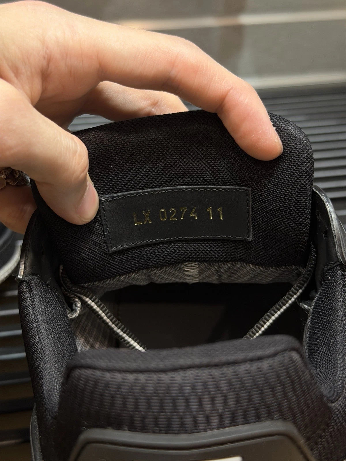 Louis Vuitton Trainer Sneaker Black