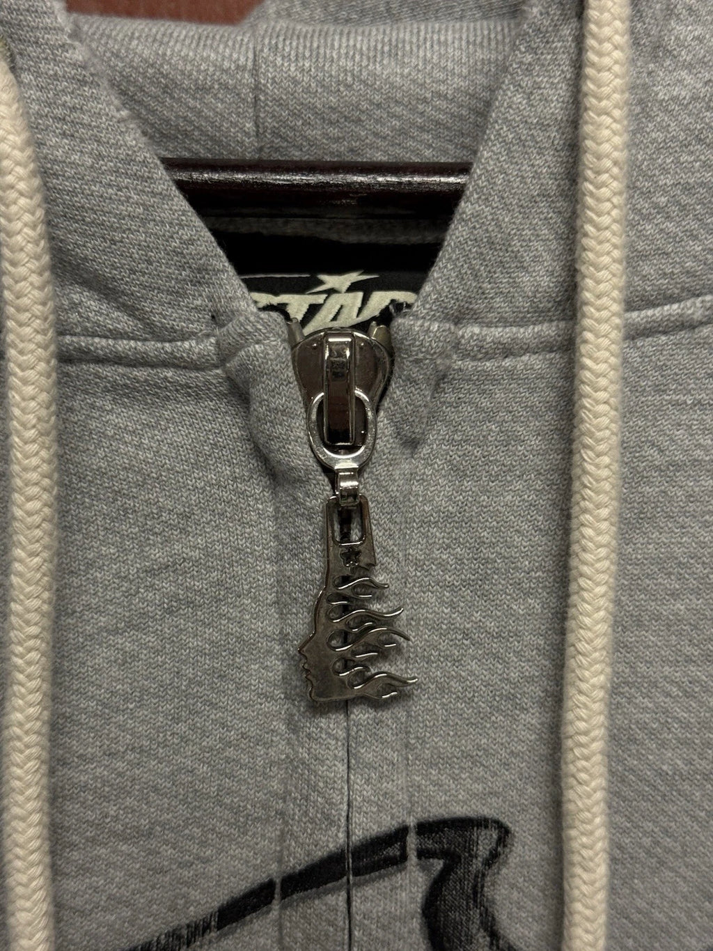 Hellstar Yoga Grey Hoodie - Deadstockdenimla