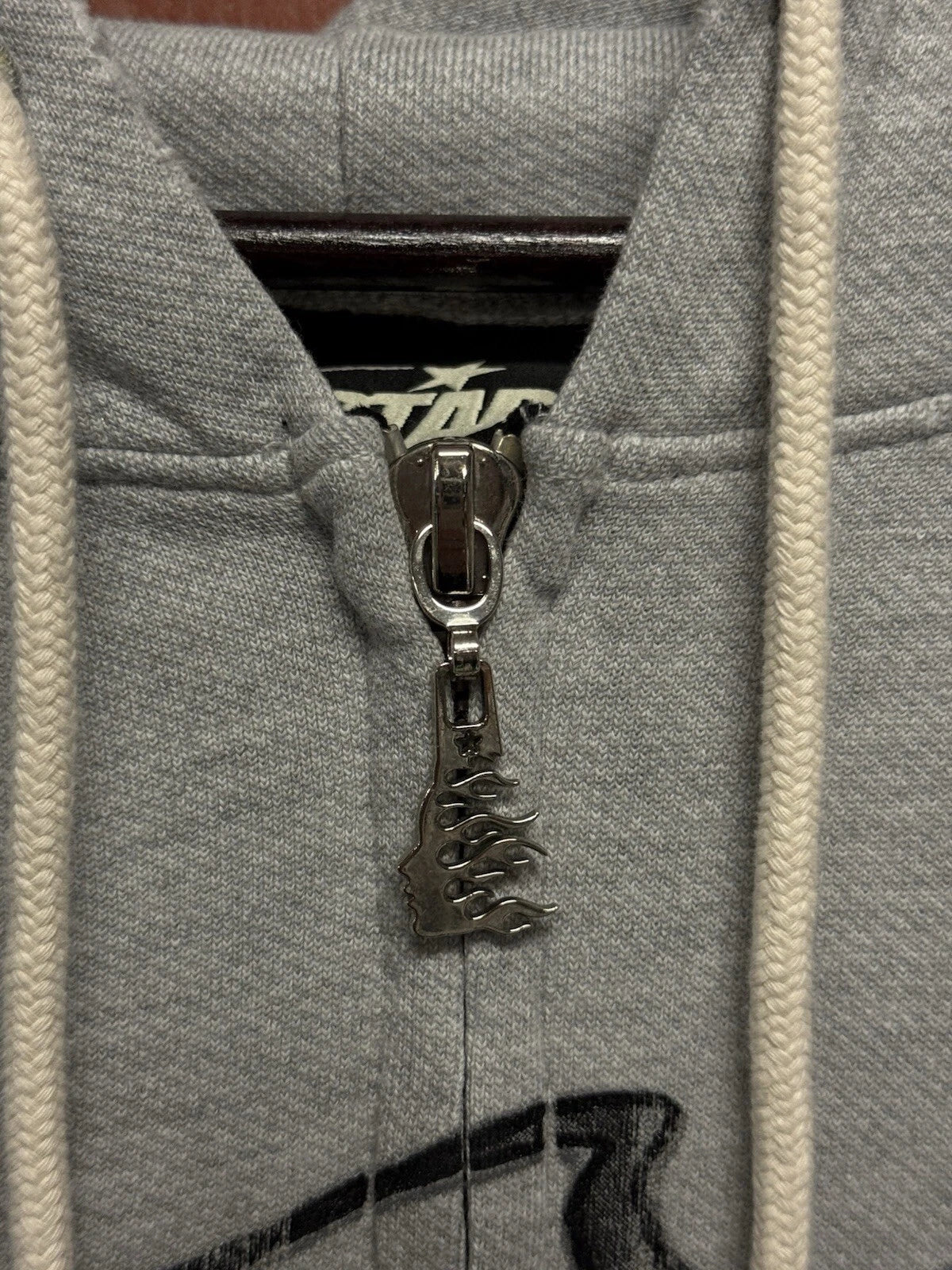 Hellstar Yoga Grey Hoodie - Deadstockdenimla