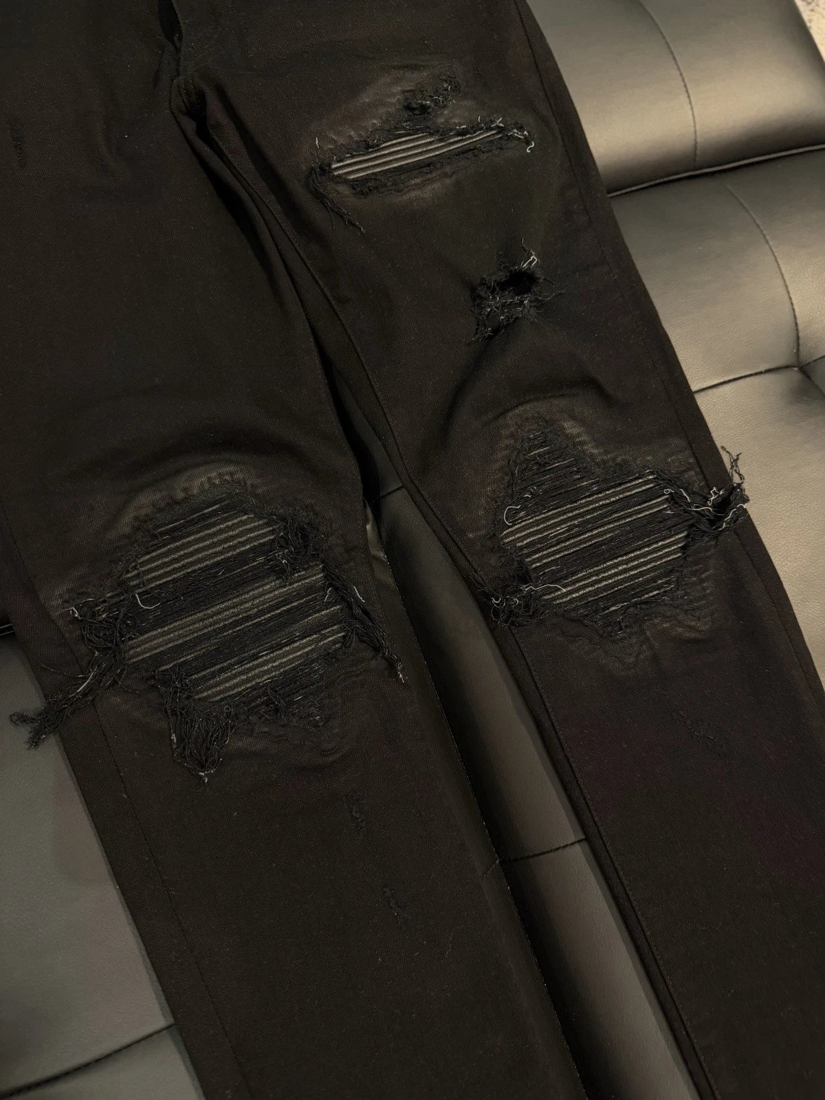 Amiri Black MX1 Jeans - Deadstockdenimla