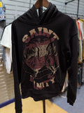 Saint Vanity Logo Hoodie “Black Burgundy”