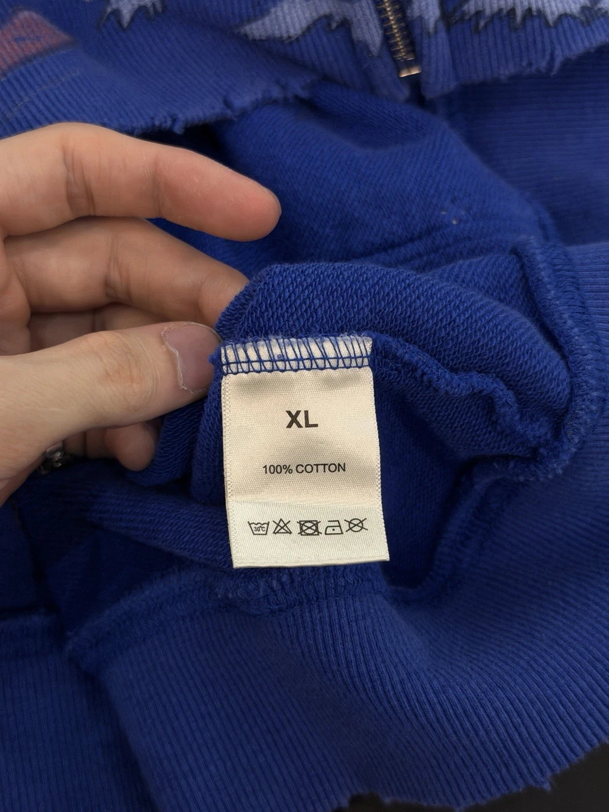 Vale Zip Up Iceberg Hoodie - Deadstockdenimla