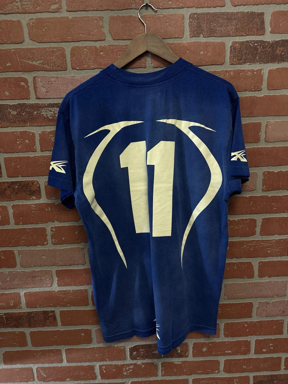Hellstar Warm Up T-Shirt Blue - Deadstockdenimla