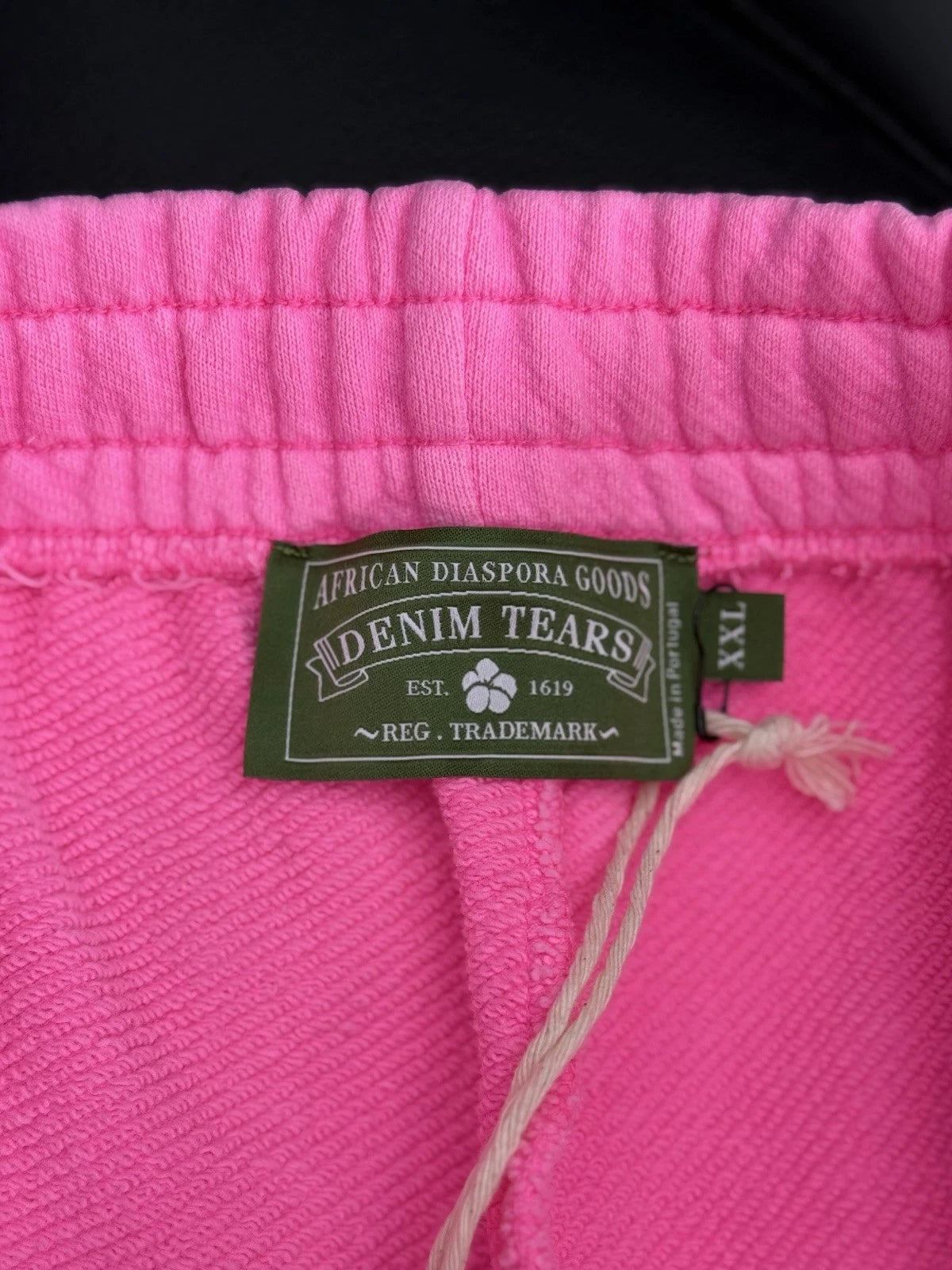 Pink Denim Tears Cotton Wreath Shorts