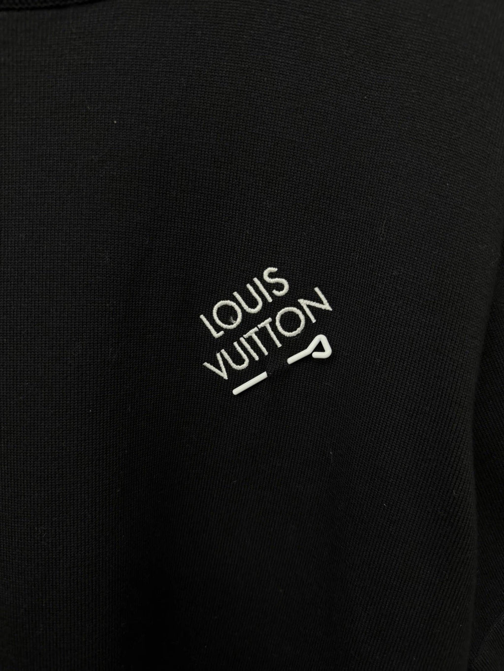 Louis Vuitton Logo Cotton Black/White - Deadstockdenimla