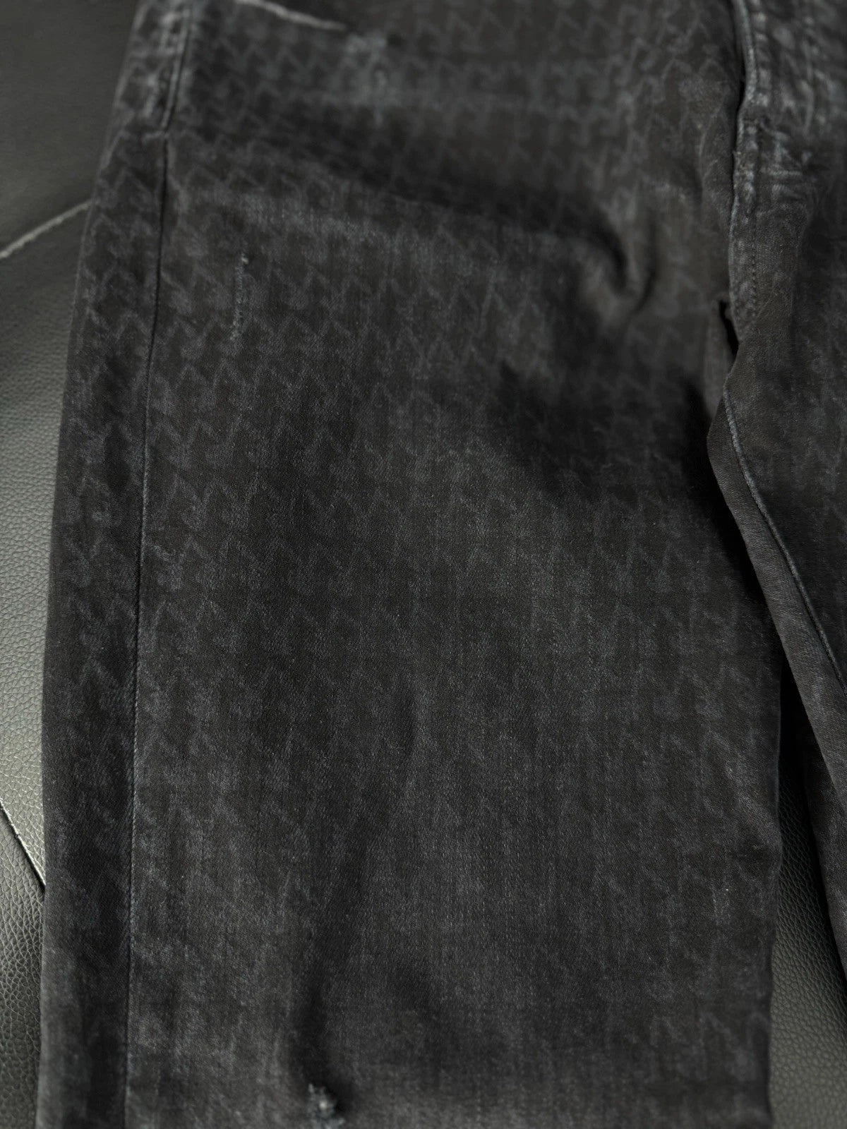 Amiri X Playboy Jeans Black Bunny Logo - Deadstockdenimla